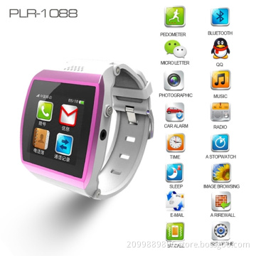 2014 New Arrival Bluetooth Touch Screen Smart Watch Cell Phone PLR-1088